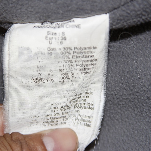 Bench Urbanwear Women Black Quilted Zip Up Jacket Size S Comfortable Streetwear - Picture 9 of 9